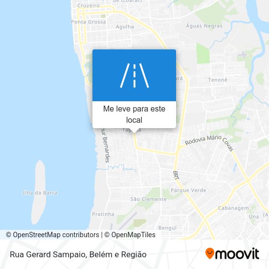 Rua Gerard Sampaio mapa