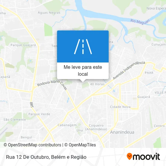 Rua 12 De Outubro mapa
