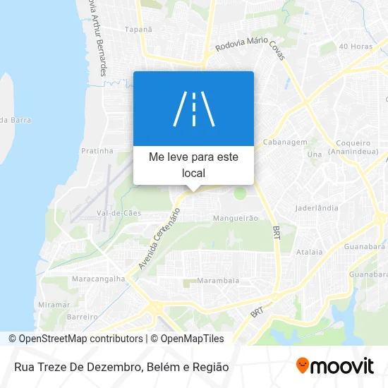 Rua Treze De Dezembro mapa