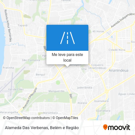 Alameda Das Verbenas mapa