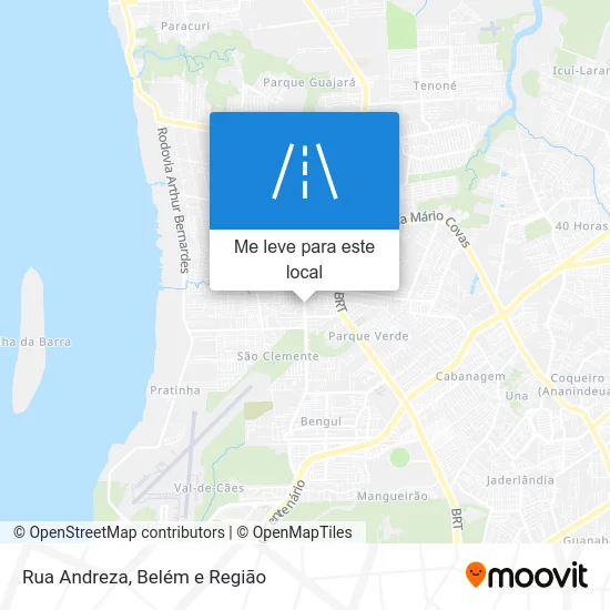 Rua Andreza mapa