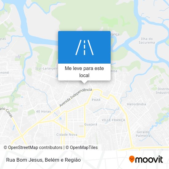 Rua Bom Jesus mapa
