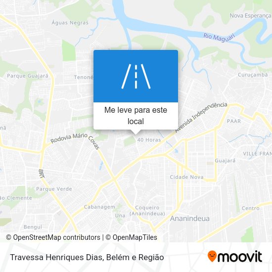 Travessa Henriques Dias mapa
