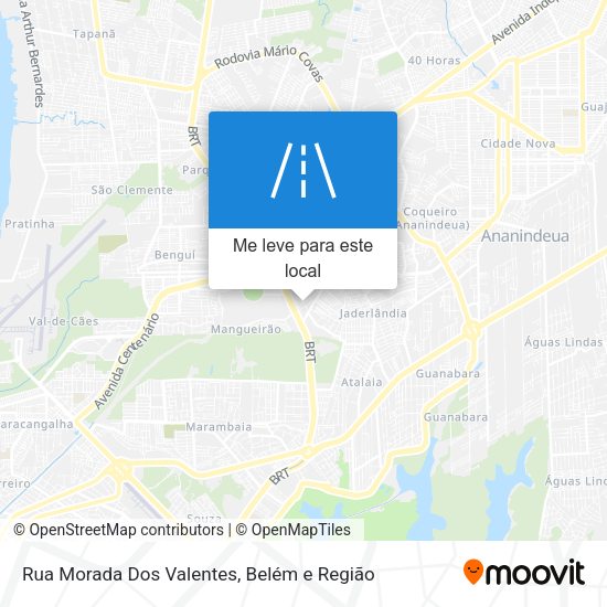 Rua Morada Dos Valentes mapa
