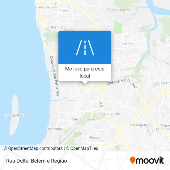 Rua Delta mapa