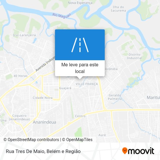 Rua Tres De Maio mapa