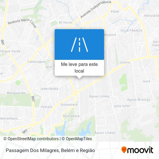 Passagem Dos Milagres mapa