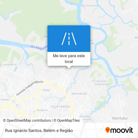 Rua Ignacio Santos mapa