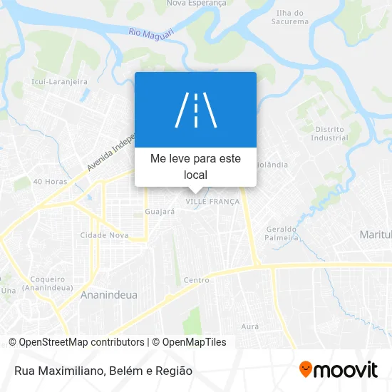 Rua Maximiliano mapa