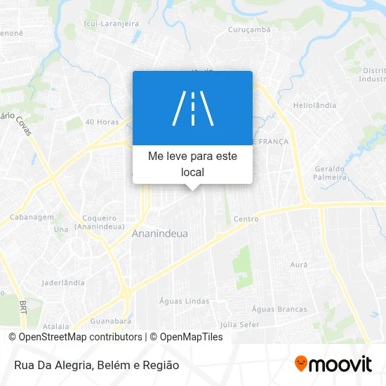 Rua Da Alegria mapa