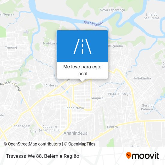 Travessa We 88 mapa