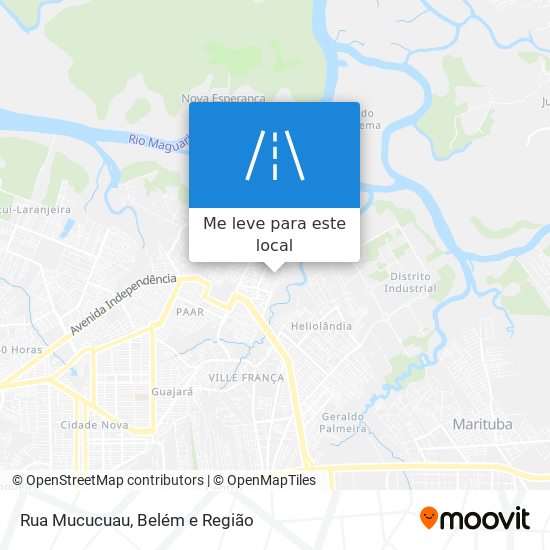 Rua Mucucuau mapa