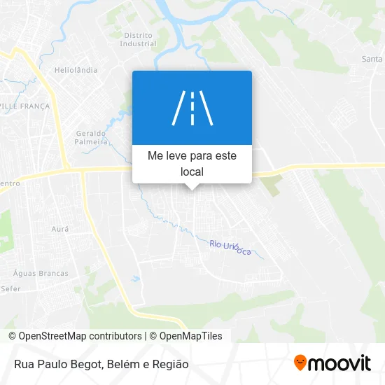 Rua Paulo Begot mapa