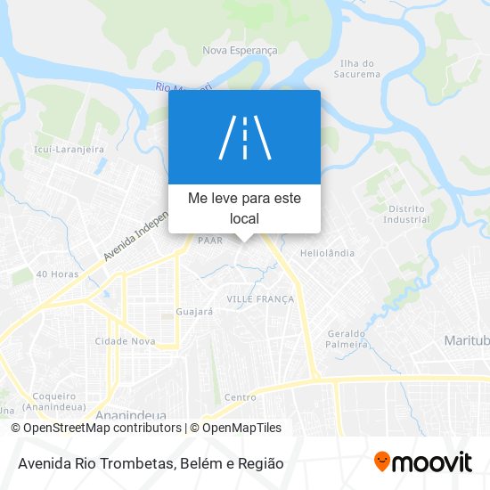 Avenida Rio Trombetas mapa