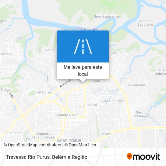 Travessa Rio Purus mapa