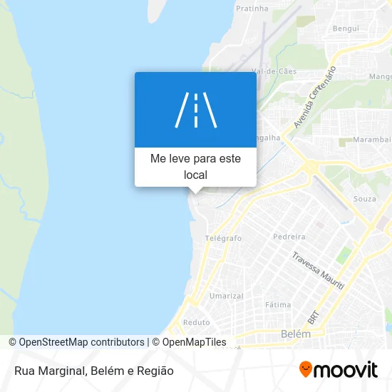 Rua Marginal mapa