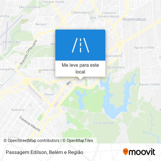 Passagem Edílson mapa