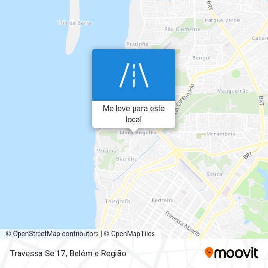 Travessa Se 17 mapa