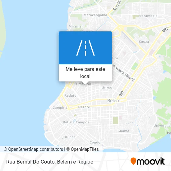 Rua Bernal Do Couto mapa