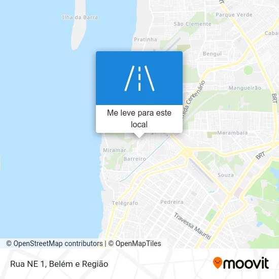 Rua NE 1 mapa