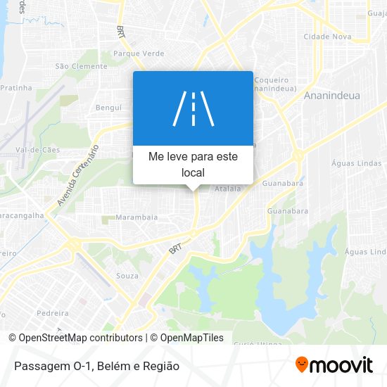 Passagem O-1 mapa