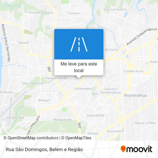 Rua São Domingos mapa