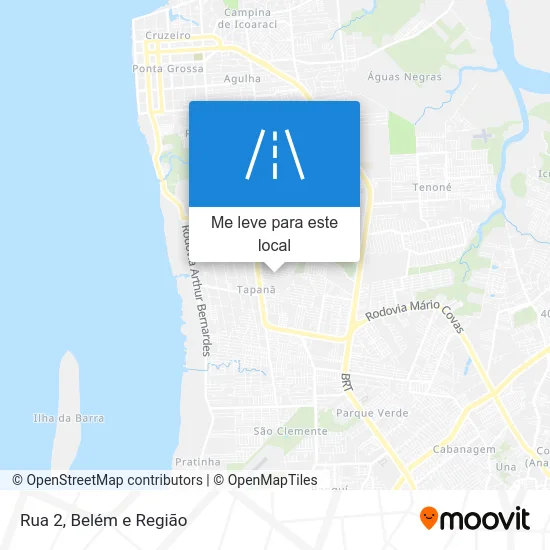 Rua 2 mapa