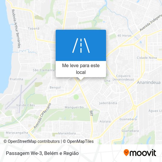Passagem We-3 mapa