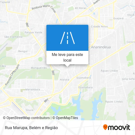 Rua Marupa mapa