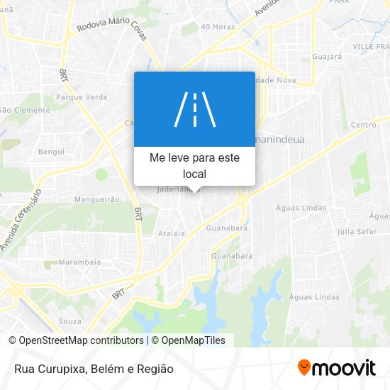 Rua Curupixa mapa