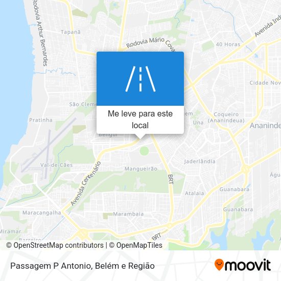 Passagem P Antonio mapa