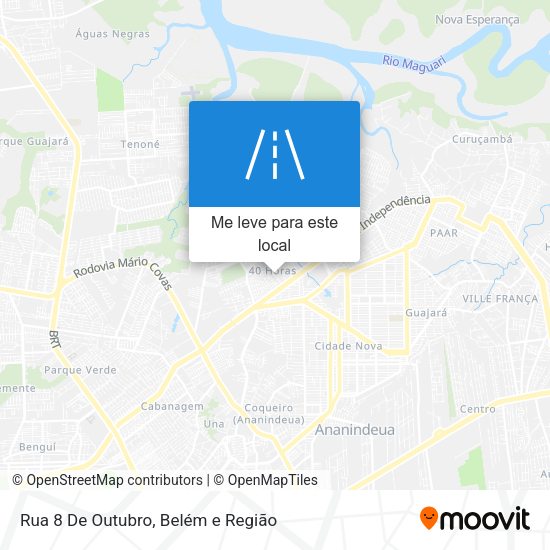 Rua 8 De Outubro mapa