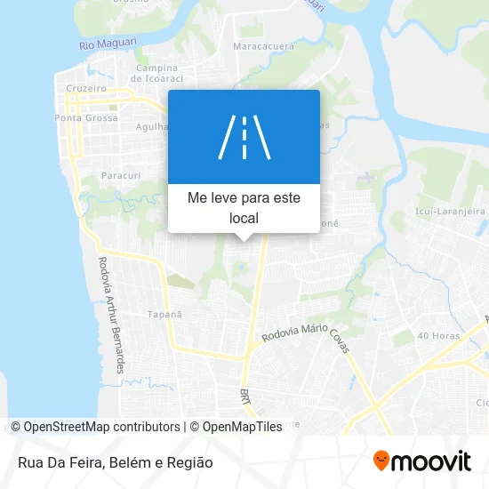 Rua Da Feira mapa