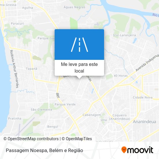 Passagem Noespa mapa