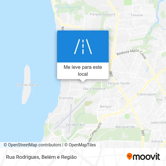 Rua Rodrigues mapa
