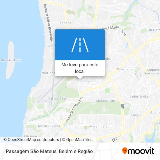 Passagem São Mateus mapa