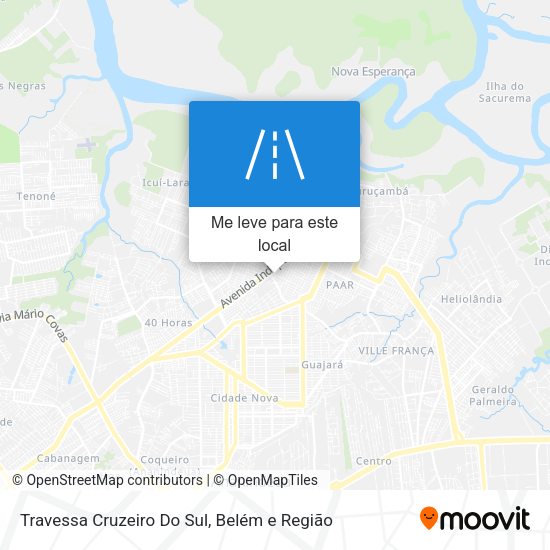 Travessa Cruzeiro Do Sul mapa