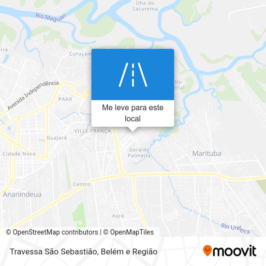Travessa São Sebastião mapa