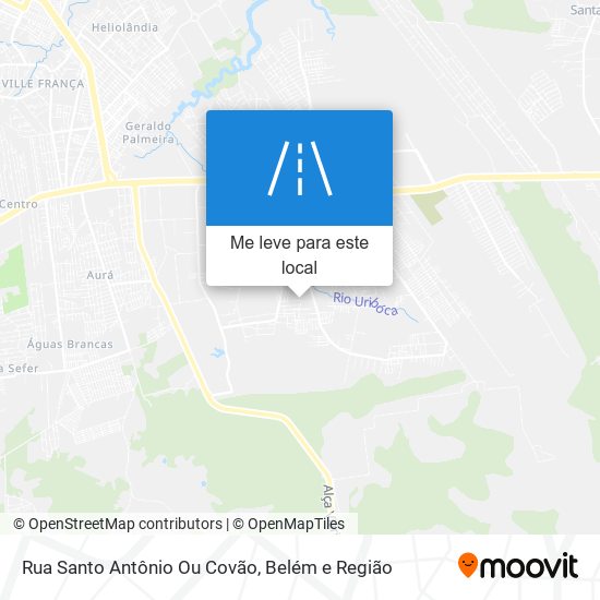 Rua Santo Antônio Ou Covão mapa