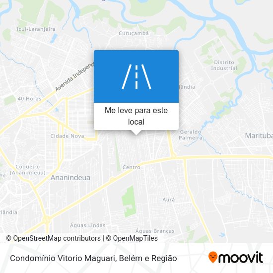 Condomínio Vitorio Maguari mapa