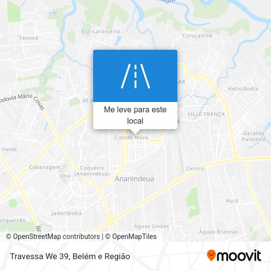 Travessa We 39 mapa