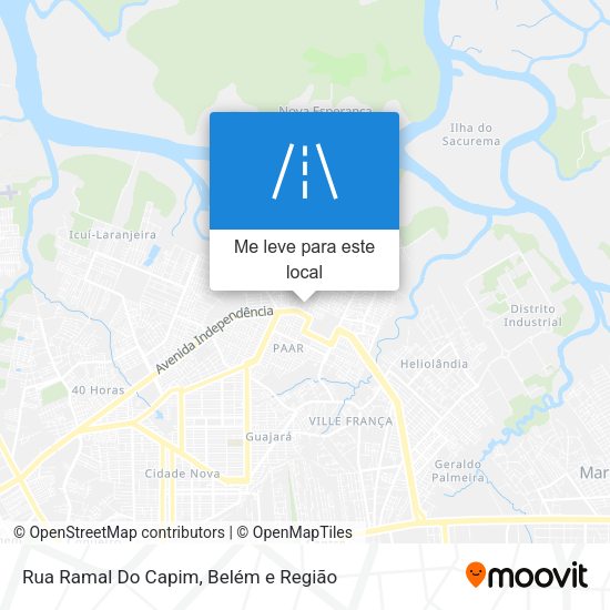 Rua Ramal Do Capim mapa