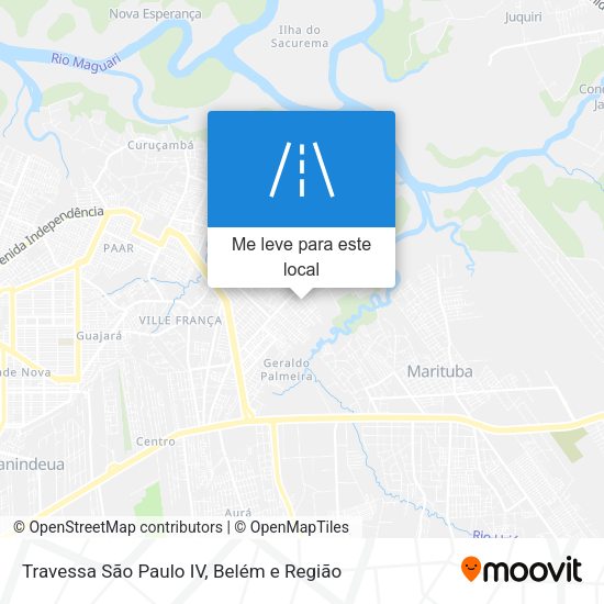 Travessa São Paulo IV mapa