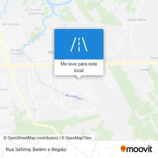 Rua Sétima mapa