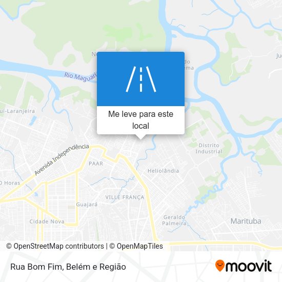 Rua Bom Fim mapa