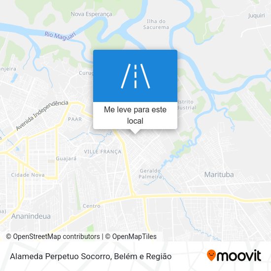 Alameda Perpetuo Socorro mapa