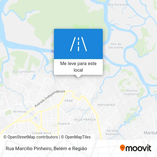 Rua Marcilio Pinheiro mapa