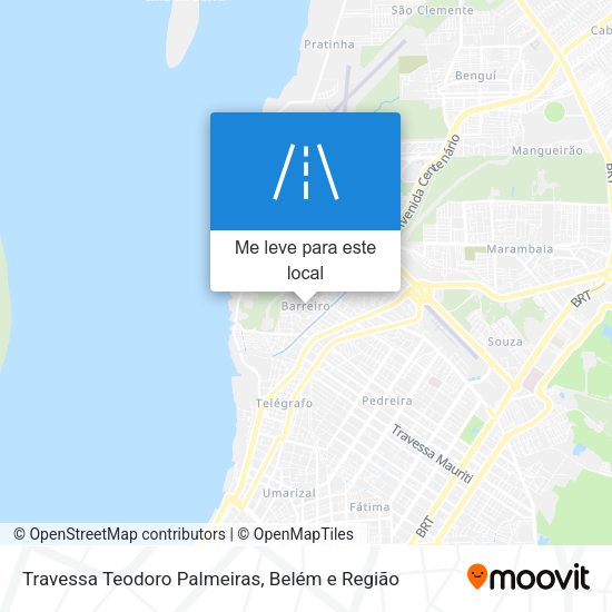 Travessa Teodoro Palmeiras mapa