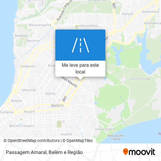 Passagem Amaral mapa