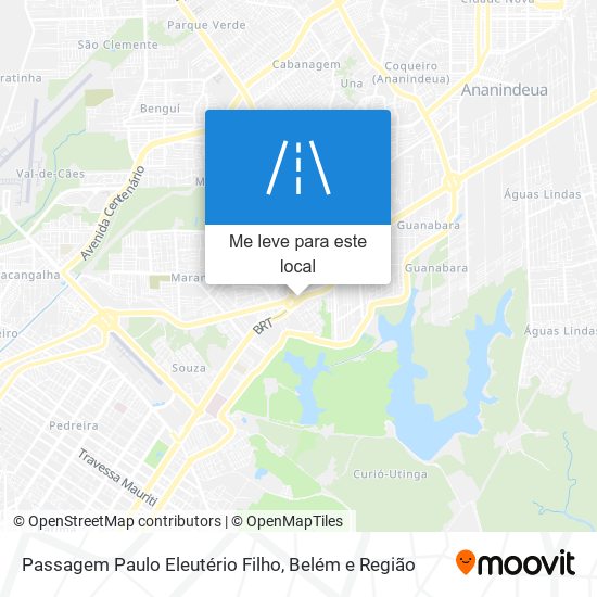 Passagem Paulo Eleutério Filho mapa